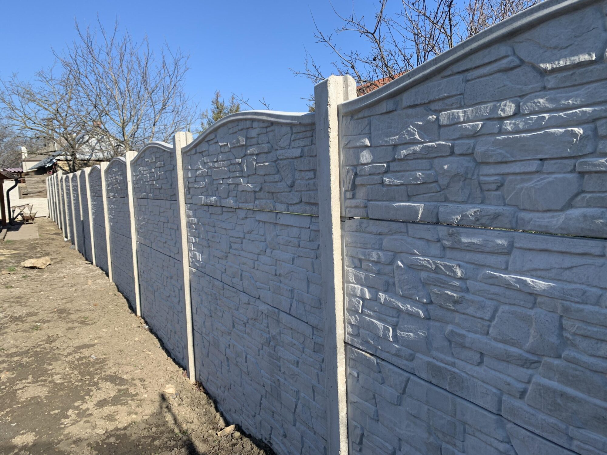 beton blokkos kerítés építése